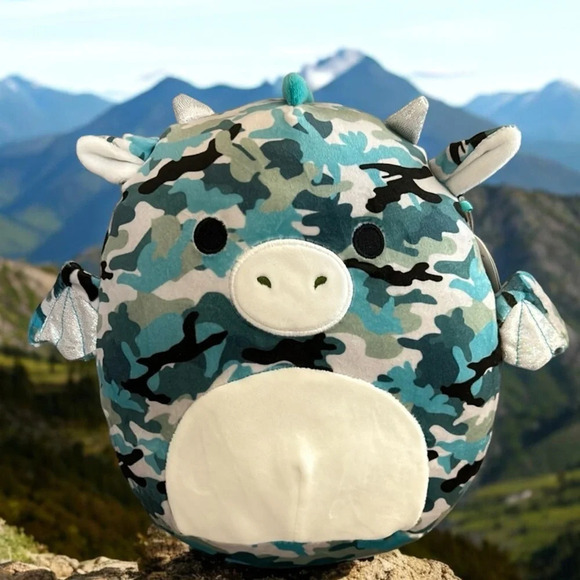 Squishmallows Dragon Keanu Camo, size 8” NWT - Picture 2 of 11